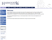 Tablet Screenshot of harwoodcapital.co.uk